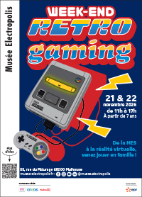 Musée Electropolis - Affiche RetroGaming 2026