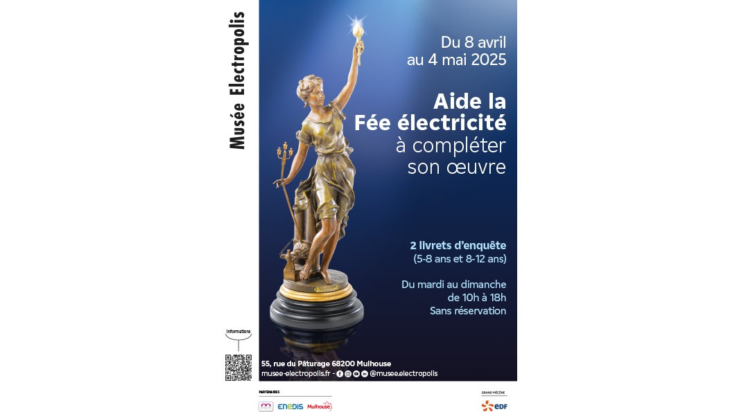 Affiche animation Aide la fée électricité à compléter son oeuvre - description ci-dessous