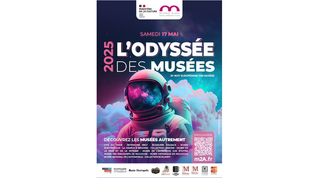 Affiche de la nuit européenne des musées - Détails ci-dessous