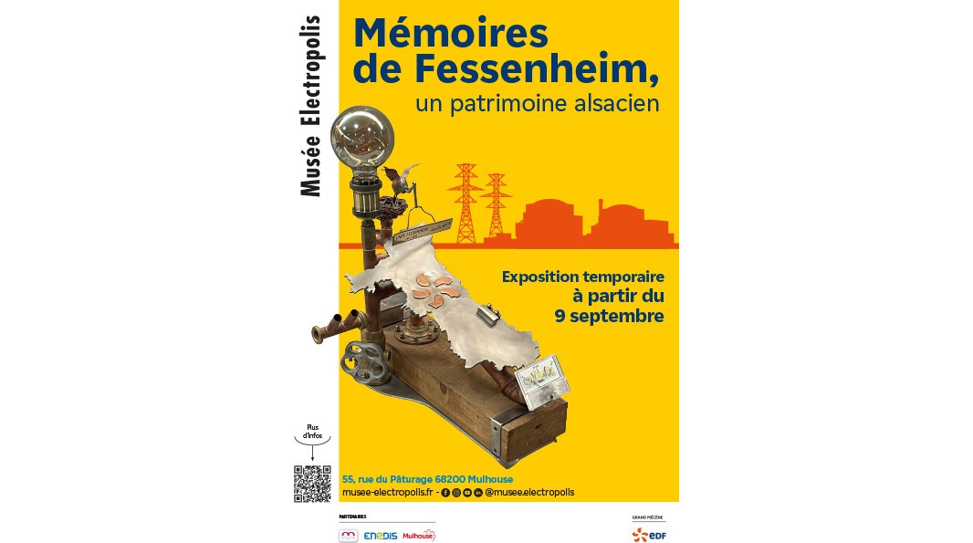 Affiche de l'exposition : Mémoire de Fessenhein, un patrimoine alsacien