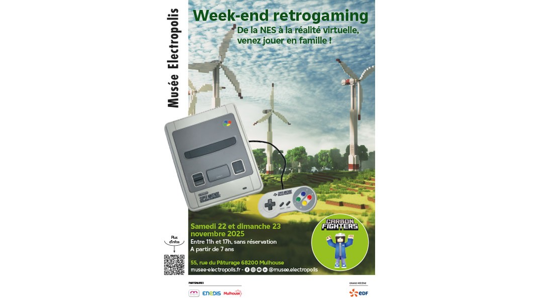 Musée Electropolis : Week-end Retrogaming - 22 & 23/11/2025