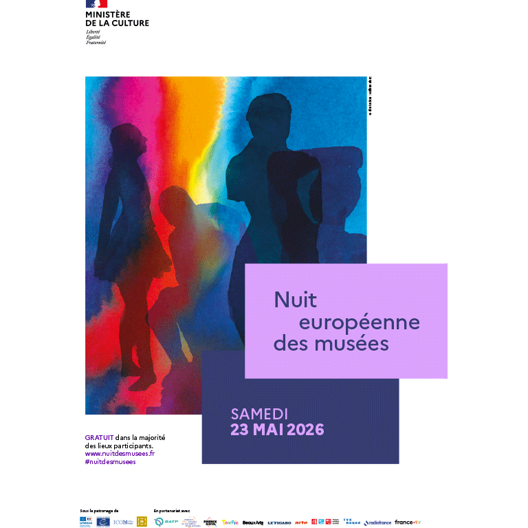 Affiche officielle de la nuit européenne des musées - 23 mai 2026